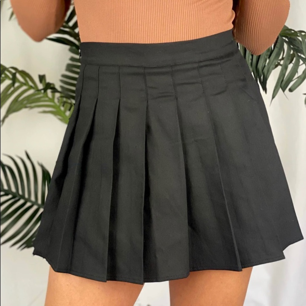 NWT Black Tennis skirt